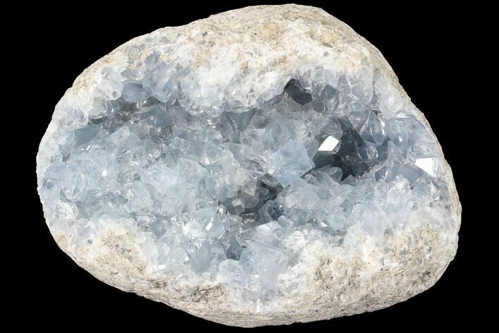 Blue Celestine (Celestite) Crystal Geode - Madagascar #87131